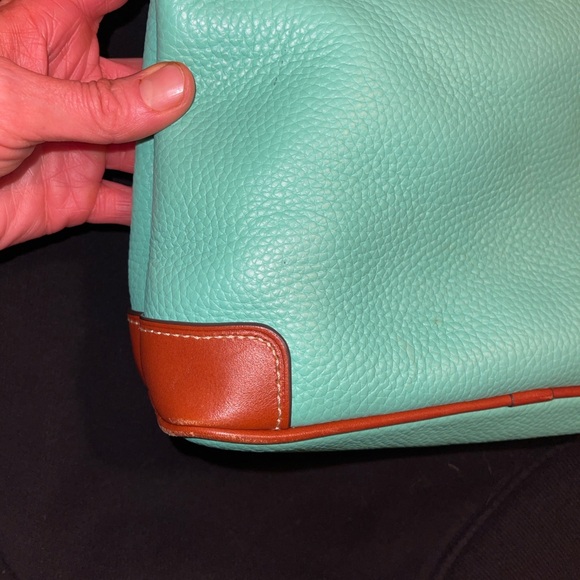 Dooney & Bourke Teal Leather Crossbody Bag - Picture 4 of 16